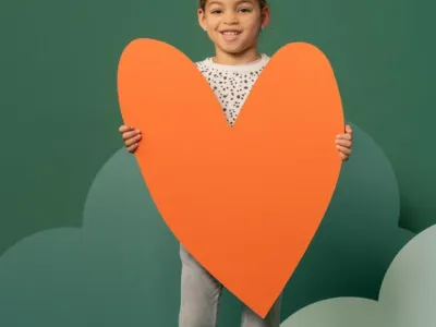 Meisje met hart
