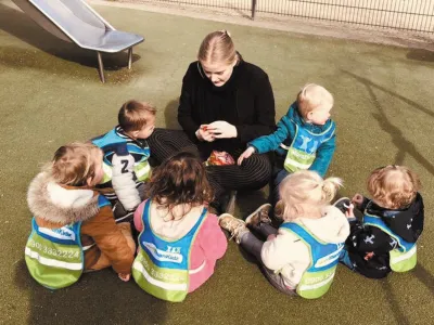 buiten spelen kinderopvang Groningen centrum MoreThanKidz