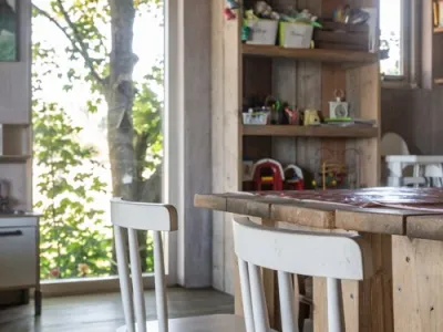 Aan tafel bij de Lammetjes bij kinderdagverblijf De Peuterhoeve