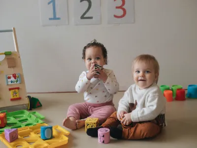 Lachende kinderen