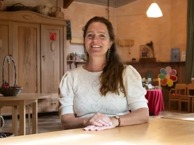 Kleuterklas leerkracht Anna Janse Mos