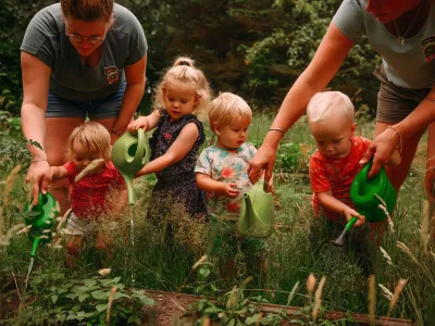 De natuur in Groene School