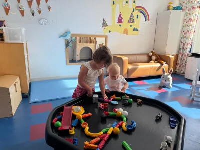 Kinderen leren spelenderwijs bij kinderopvang Prinsen & Prinsessen