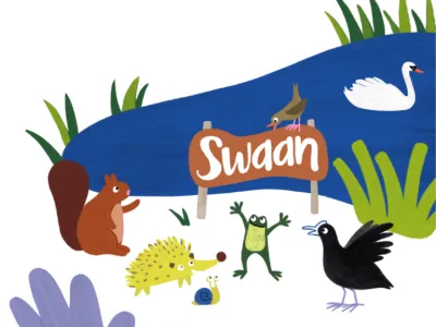Swaan kijkboekje illustraties