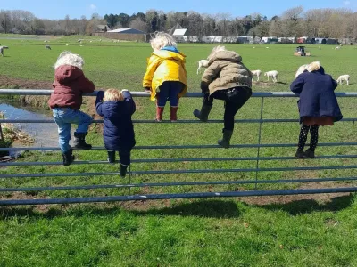 wandelen tussen de weilanden