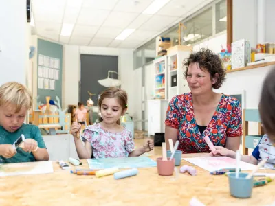Kids and Carrots aan de Veenkade