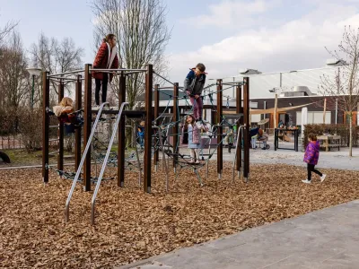 klimrek bij de opvang
