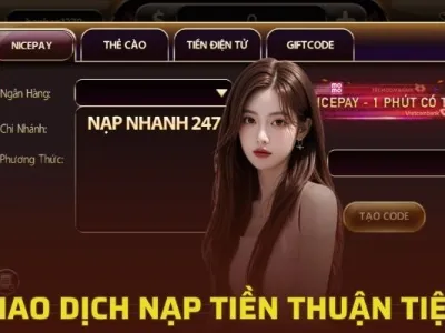 Giao dịch nạp tiền thuận tiện và xử lý trong thời gian ngắn 