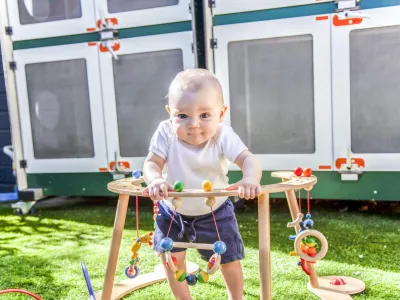 een baby bij Greenkidzz