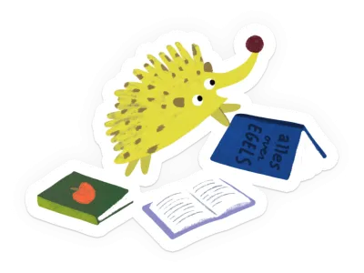 Egel en boeken Swaan SKW kinderopvang