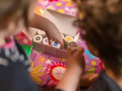 Kinderen bij de gastouder