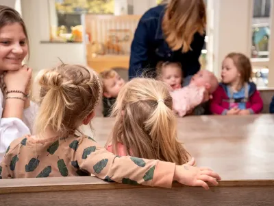 Kinderen samen Kinderdagverblijf Benjamin