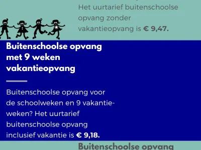 Tarieven bso De Harlekijn