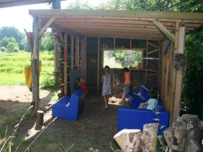 Onze kinderopvang heeft mooie buitenspeelplaatsen.