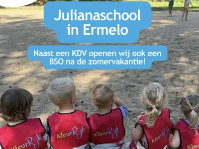 Na de zomervakantie openen wij, naast een KDV, ook een BSO bij de @julianaschoolermelo in Ermelo. Nog op zoek? Er is nog plek!