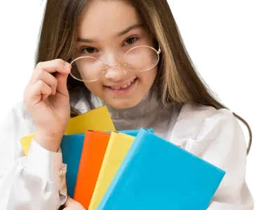 Happy student