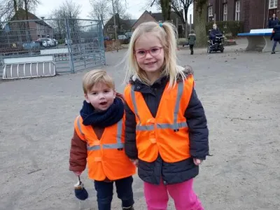 Buiten spelen bij Kindcentrum Onder de Wieken